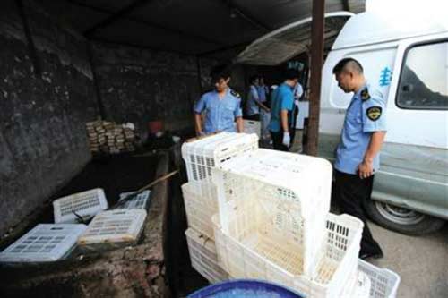 TQ: Tràn lan chân lợn nhiễm chất tẩy rửa ở chợ - 4