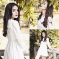 Thời trang - Phan Như Thảo đẹp tinh khôi với sắc trắng