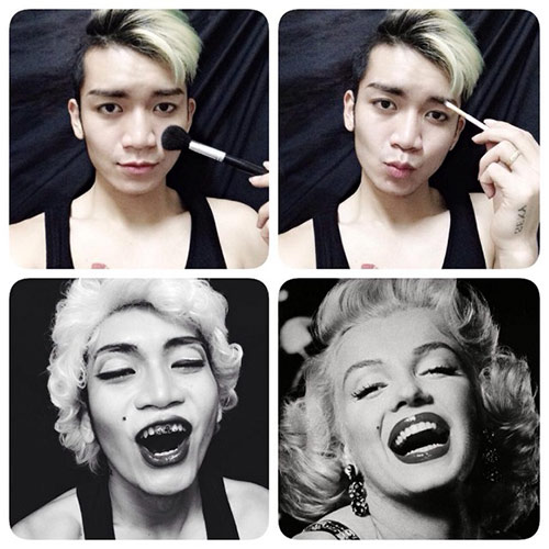 Chàng đồng tính Việt giỏi hóa trang thành người nổi tiếng - 10