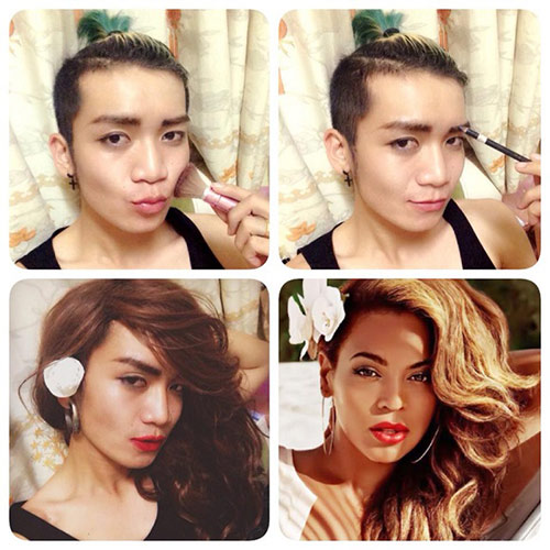 Chàng đồng tính Việt giỏi hóa trang thành người nổi tiếng - 12