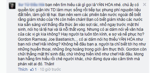 Khán giả bất bình cách ứng xử của GK MasterChef Việt - 9