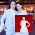 Làng sao - Vợ Đăng Khôi đẹp hoàn hảo tháp tùng chồng dự tiệc
