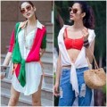 Thời trang - Hoàng Thùy biến tấu  với phong cách "thắt nút"