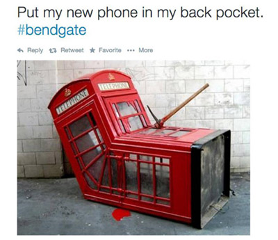 Ảnh chế hài hước về độ cong của iPhone 6 - 1