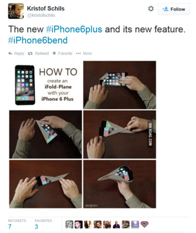 Ảnh chế hài hước về độ cong của iPhone 6 - 4