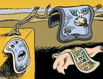 Ảnh chế hài hước về độ cong của iPhone 6 - 7