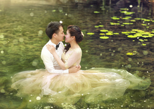 Bộ hình cưới ngọt ngào của cặp đôi quot;mối tình đầuquot; - 2