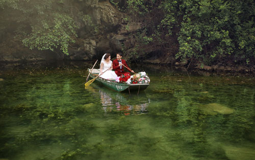 Bộ hình cưới ngọt ngào của cặp đôi quot;mối tình đầuquot; - 11