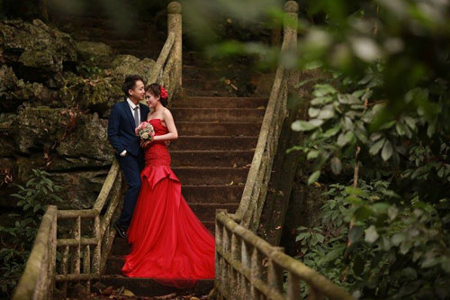 Bộ hình cưới ngọt ngào của cặp đôi quot;mối tình đầuquot; - 15