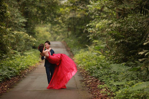 Bộ hình cưới ngọt ngào của cặp đôi quot;mối tình đầuquot; - 14