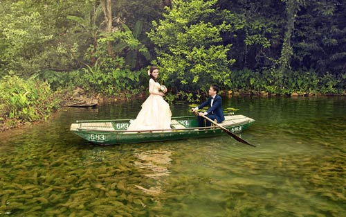 Bộ hình cưới ngọt ngào của cặp đôi quot;mối tình đầuquot; - 10