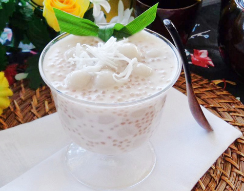 Cách nấu chè khoai môn bột báng tuyệt ngon - 8