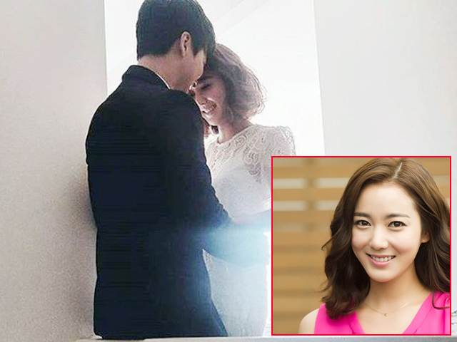 Lộ ảnh cưới đầu tiên của người đẹp Dong Yi