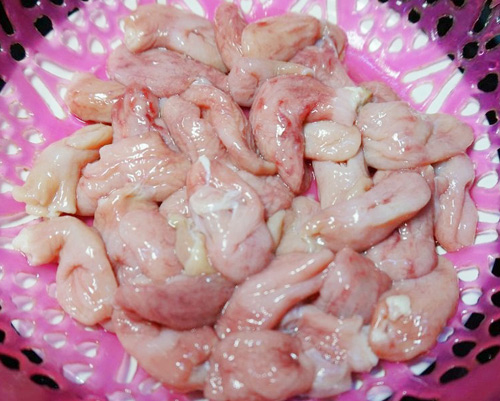 Bao tử cá ba sa xào dưa cải chua trôi cơm - 2