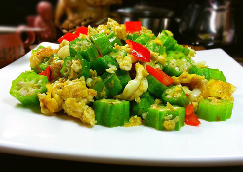 Đậu bắp xào trứng đơn giản, ngon cơm - 7