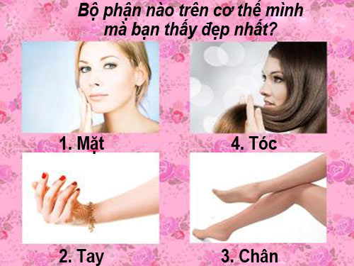 Bộ phận đẹp nhất trên cơ thể tiết lộ điều gì về bạn? - 1