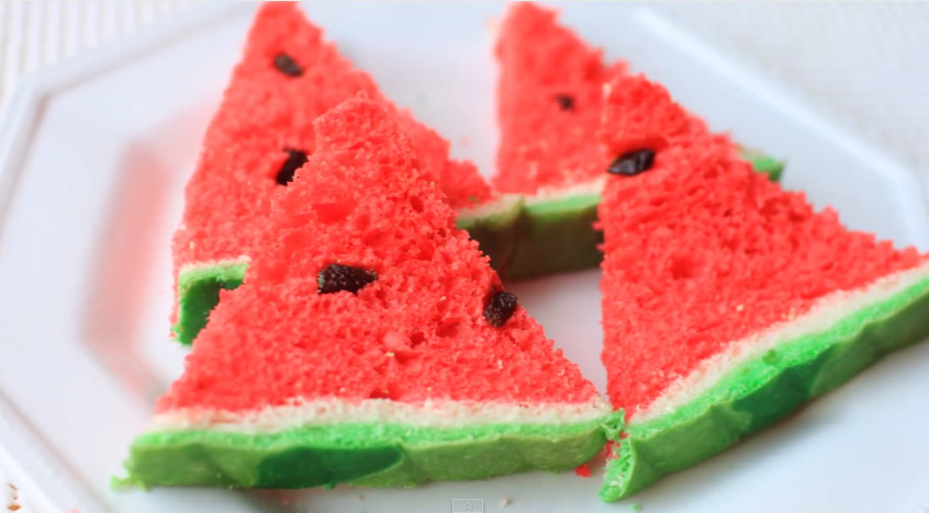 Tự làm bánh mì dưa hấu đẹp mê ly - 1