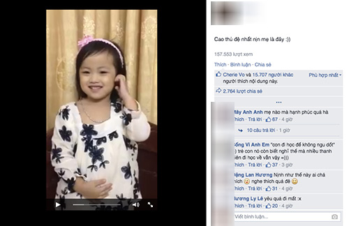 Gặp cô bé Thái Nguyên quot;cao thủ đệ nhất nịnh mẹquot; - 1