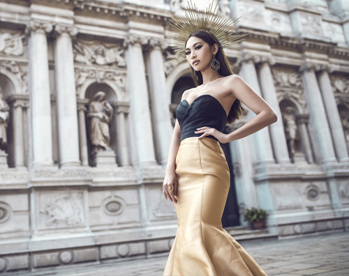 Siêu mẫu gợi cảm nhất nhì Việt Nam hóa nữ thần quyến rũ - 1