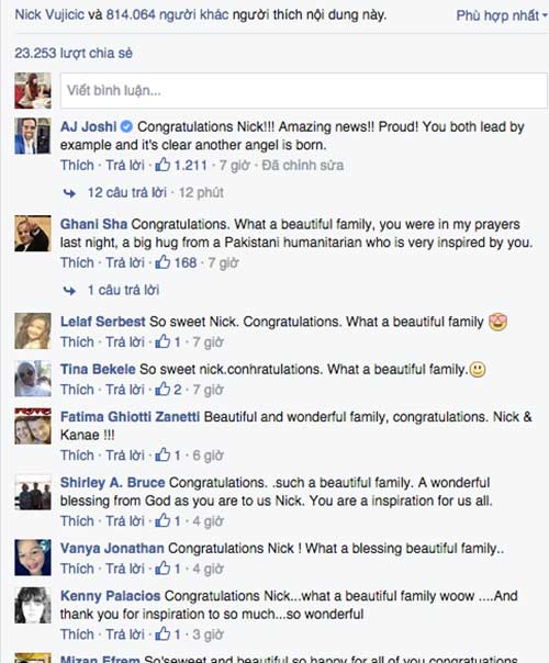 Nick Vujicic hạnh phúc khoe quí tử thứ 2 vừa chào đời - 2