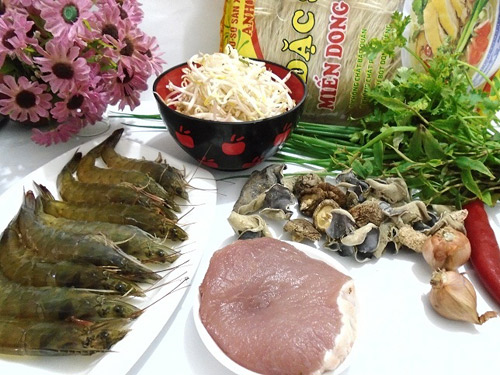 Bữa sáng ngon miệng với miến chả tôm thịt - 1