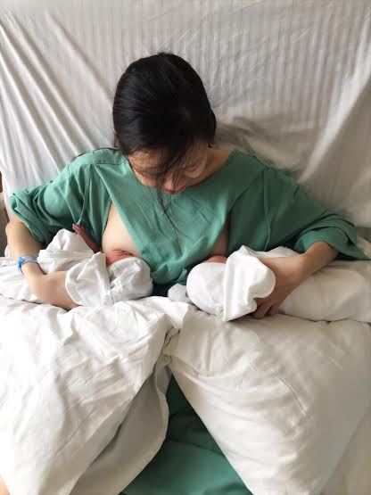 Ghen tị với mẹ sinh đôi chăm con nhàn tênh nhờ chồng “đảm” - 3