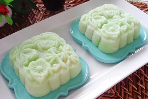 Bánh Trung thu dẻo lá dứa nhân đậu xanh hấp dẫn - 11