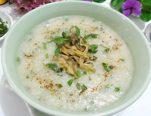 Cháo trai thơm ngon cho bữa sáng - 8