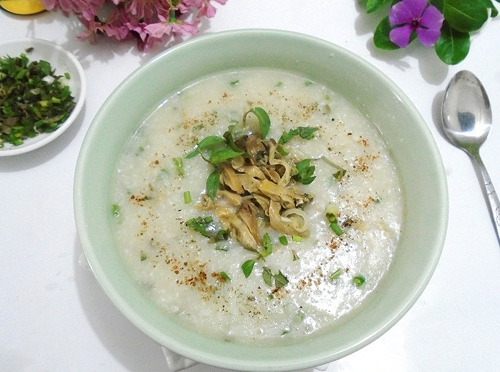 Cháo trai thơm ngon cho bữa sáng - 9