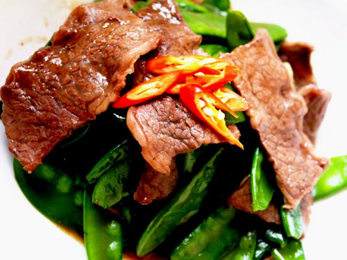 Thịt bò đậu Hà Lan sốt dầu hào bổ dưỡng - 8