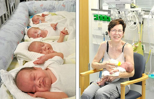 Mẹ U70, có 13 con, vẫn sinh tư thành công - 2