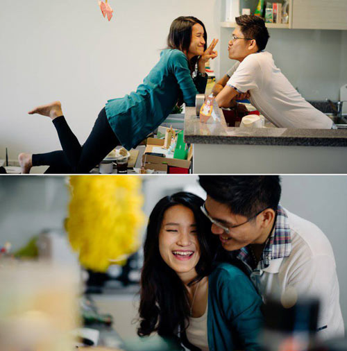 Ảnh cưới đáng yêu của nàng Việt, chàng Đài - 1