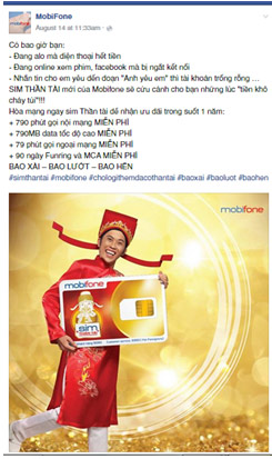 Hoài Linh trở thành quot;Thần Tàiquot; của MobiFone - 4