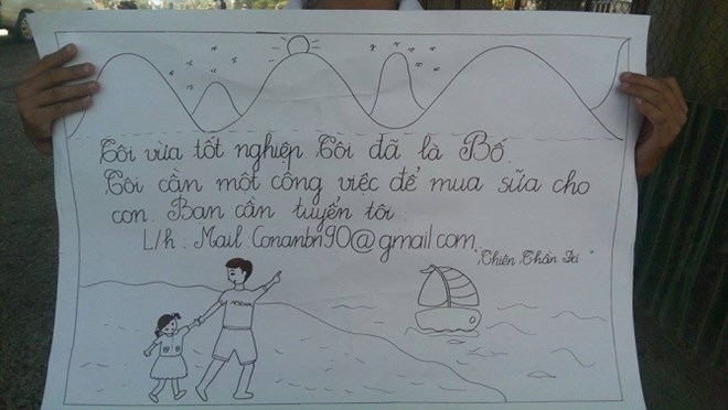 Nếu cậu giơ tấm biển xin việc khác - 1