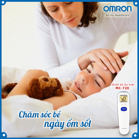 Nhiệt độ đo trán Omron MC 720 – Sự lựa chọn thông minh của các mẹ - 1