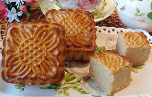 Bánh Trung thu nhân đậu trắng thơm ngon - 12