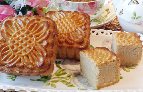 Bánh Trung thu nhân đậu trắng thơm ngon - 14