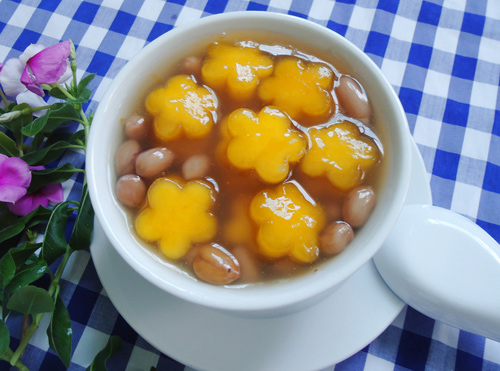 Chè bí đỏ đậu phộng thơm ngon - 7