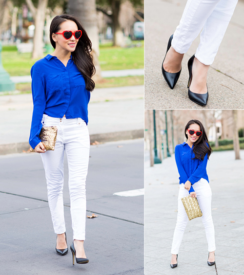 Quần trắng: chiếc quần #039;vạn năng#039; của phái đẹp - 1