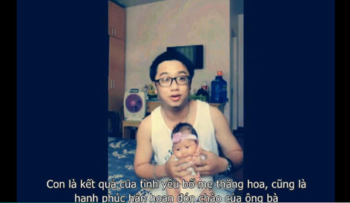 Xúc động bản rap ông bố 9X dành tặng con gái đầu lòng - 1