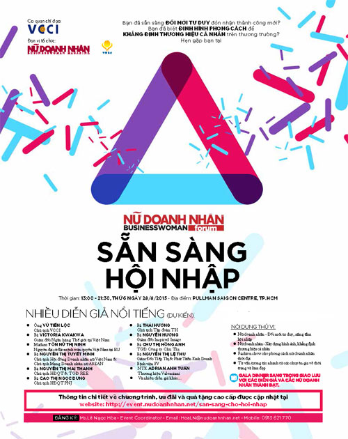 Diễn đàn “Nữ doanh nhân - Sẵn sàng hội nhập” - 1