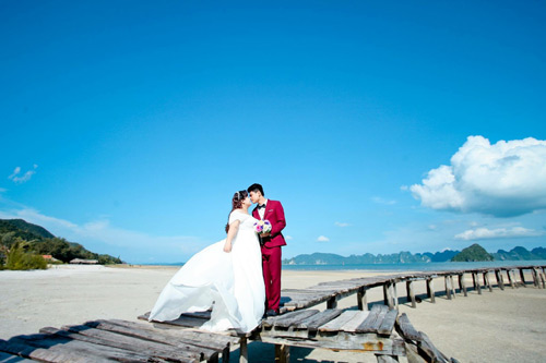 Ngắm ảnh cưới của cặp đôi hơn nhau 30kg - 10