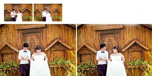 Ngắm ảnh cưới của cặp đôi hơn nhau 30kg - 13