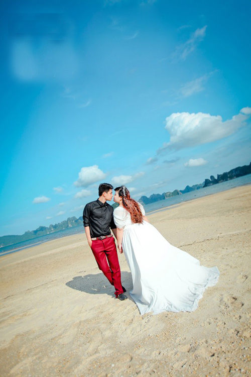 Ngắm ảnh cưới của cặp đôi hơn nhau 30kg - 3