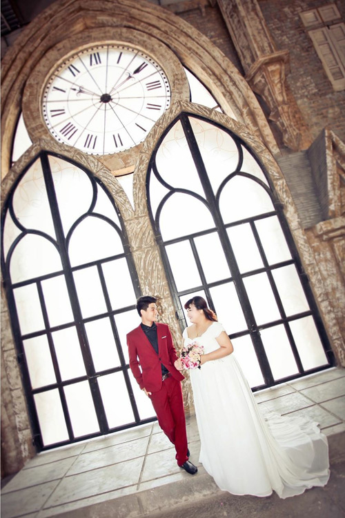 Ngắm ảnh cưới của cặp đôi hơn nhau 30kg - 9