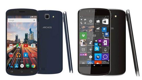 Archos giới thiệu 2 smartphone giá rẻ chạy Android và Windows 10 - 1