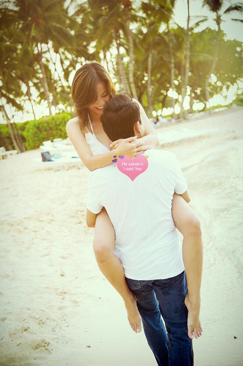 Hé lộ ảnh cưới quot;đẹp như mơquot; của cựu mẫu Ngọc Thúy - 1