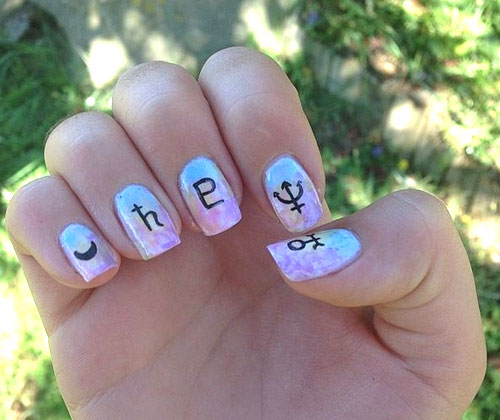 1001 mẫu nail dành cho nàng #039;mê#039; Thuỷ thủ Mặt Trăng - 15