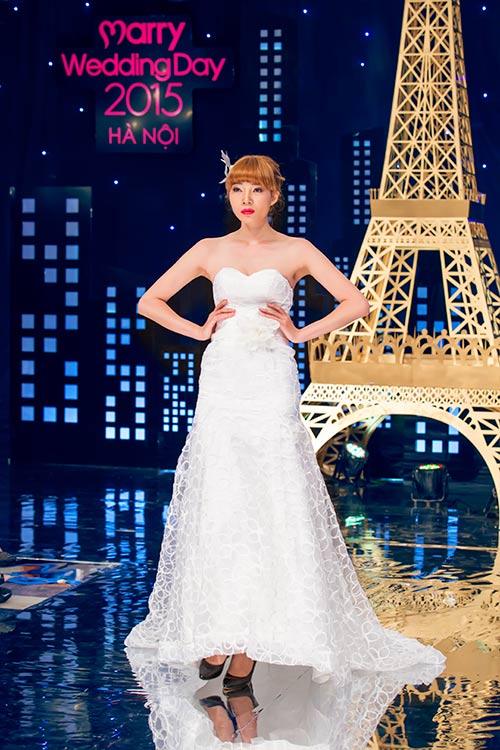 Á hậu Hoàng Anh, Hà Lade làm cô dâu xinh đẹp - 13