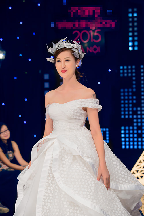 Á hậu Hoàng Anh, Hà Lade làm cô dâu xinh đẹp - 8